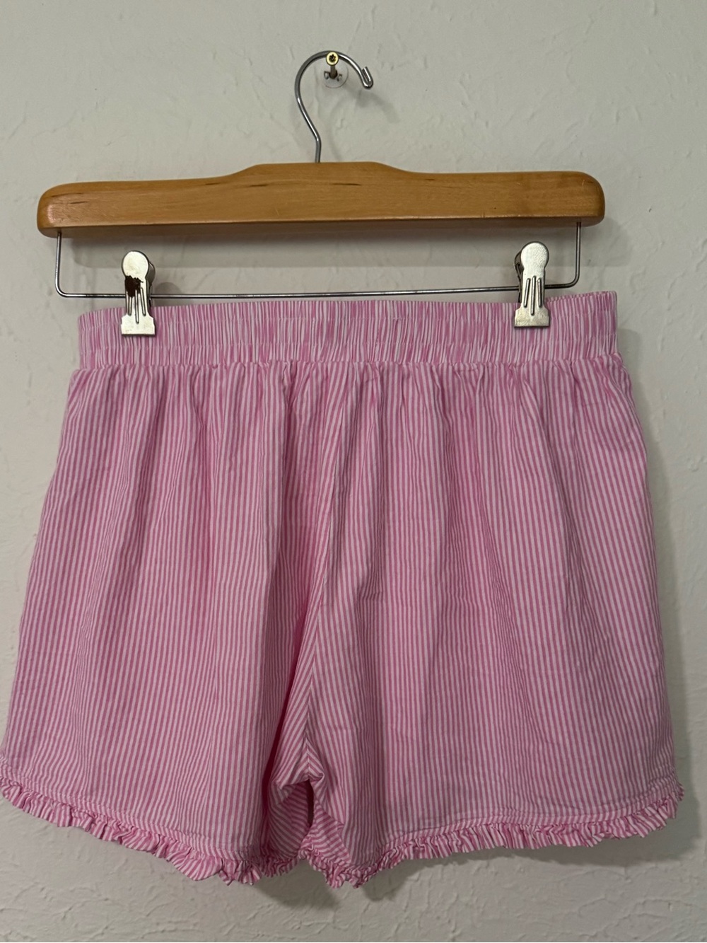 Sonderhaus Boxer Shorts Pink & White Stripe Size M - Picture 4 of 5